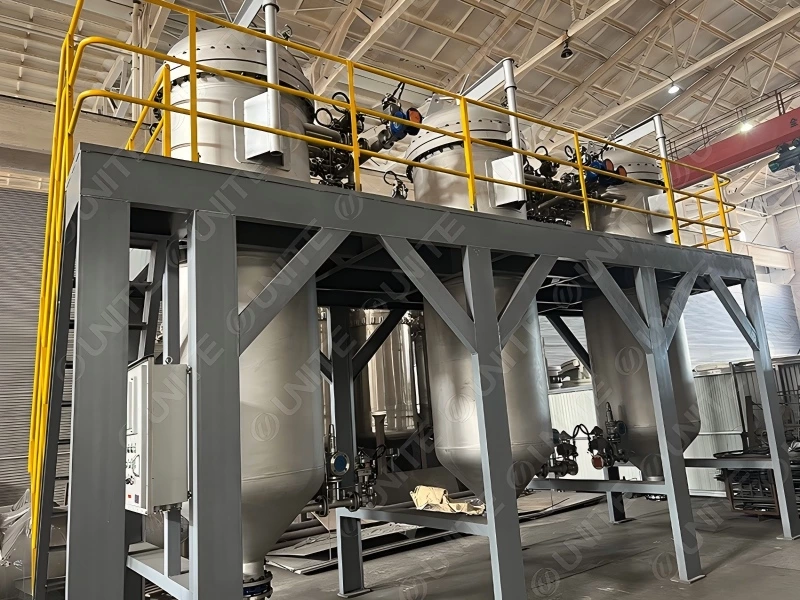 Unite's Fully Automatic Filter for Precious Metal Catalyst Successfully Completed for Huizhou Solvent Capacity Expansion Project