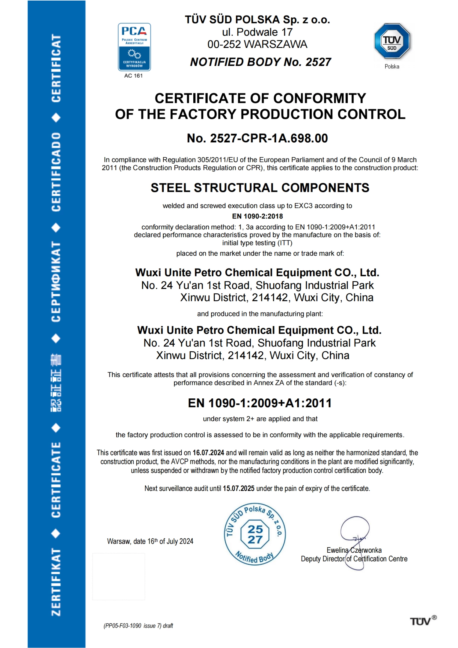 Wuxi Unite-EN1090-Draft_01