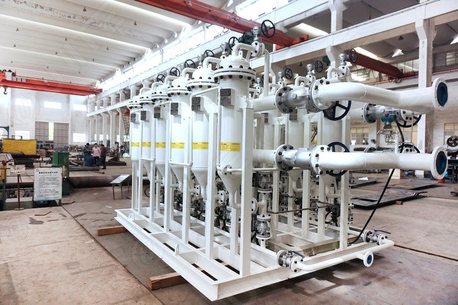 Cross-flow filtration system for chemical process industry