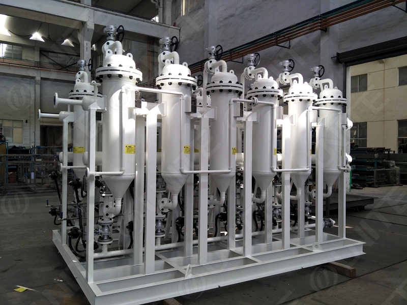 Industrial cross flow filtration system for wastewater treatment