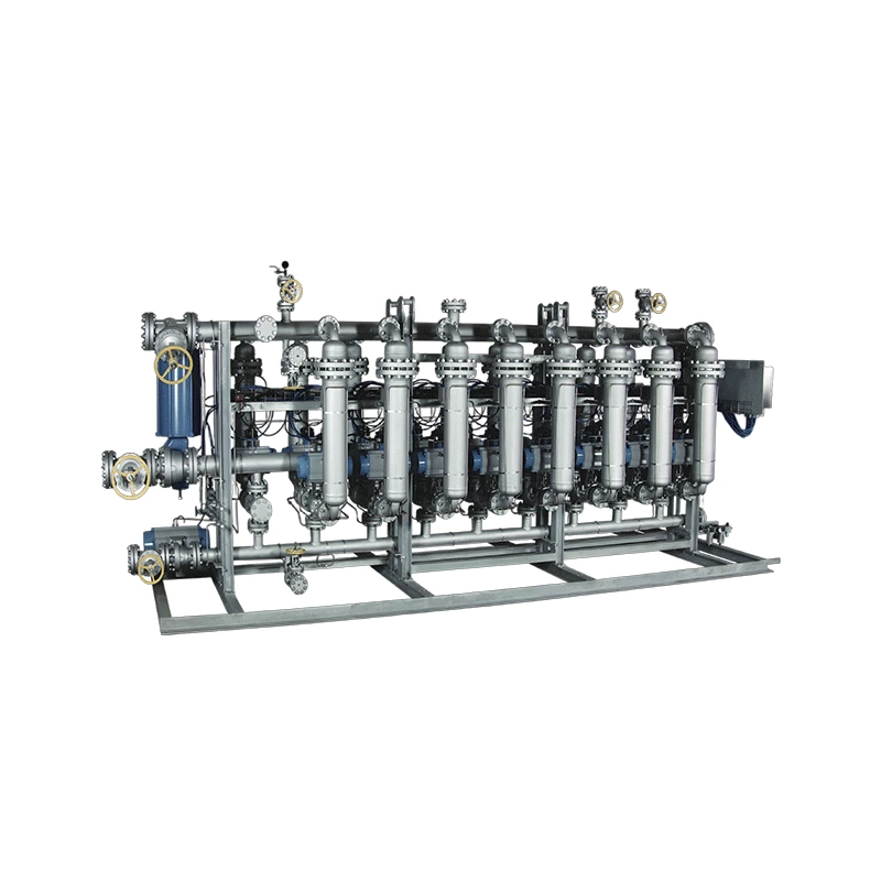 High efficiency tubular filtration system for continuous industrial liquid separation
