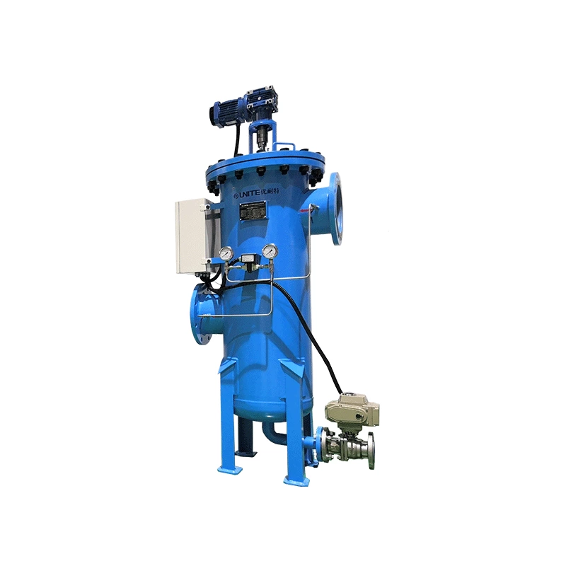 Brush-type Self-cleaning Filter industrial automatic filtration system with rotating brush cleaning mechanism