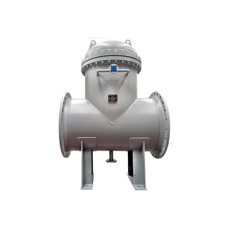 Pipeline Filter industrial inline filtration system installed in pipeline for continuous liquid solid separation